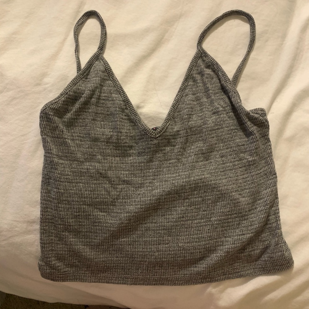 Brandy Melville Grey Crop Top